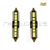 3030 9SMD 41MM 雙尖解碼車頂燈12-24v