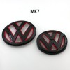 VW MK7 Red front/rear Emblems